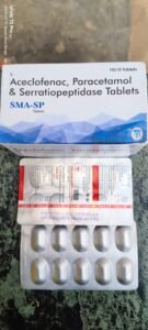 SMA-PLUS Tablets (Aceclofenac & Paracetamol IP) – 10×10 Tablets